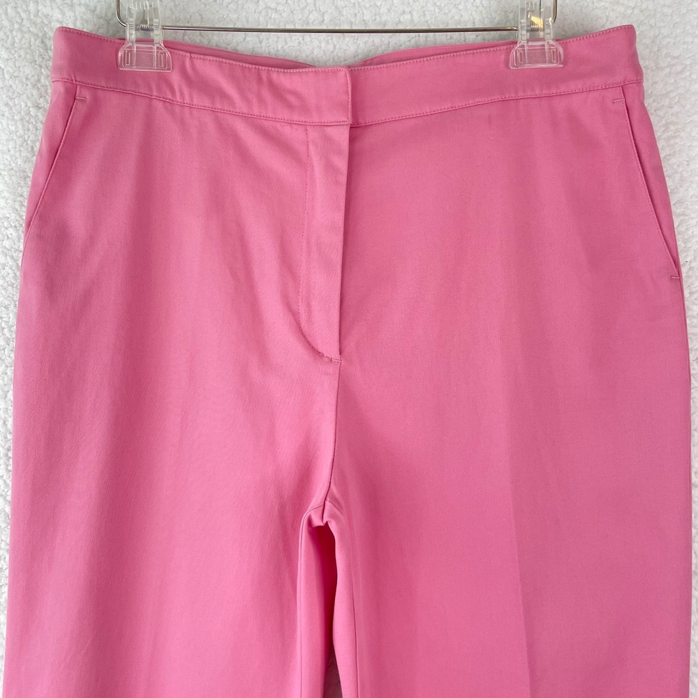 Carlisle Collection Naomi Pink Straight Leg Trousers Pants Womens Size 14